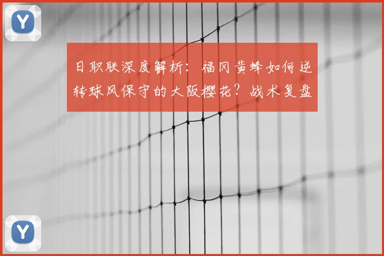 日职联深度解析：福冈黄蜂如何逆转球风保守的大阪樱花？战术复盘与启示